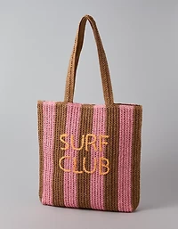 AE Raffia Tote Bag