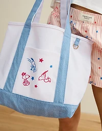 Sac fourre-tout Snoopy Off-Duty AE à thématique de la Fête nationale des États-Unis
