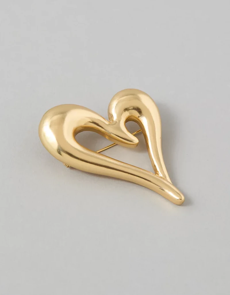 Broche en forme de cœur AEO