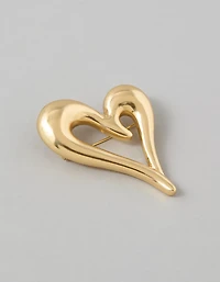 Broche en forme de cœur AEO