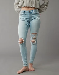 Jegging déchiré à taille basse Next Level AE
