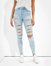 AE Forever Soft Ripped High-Waisted Jegging
