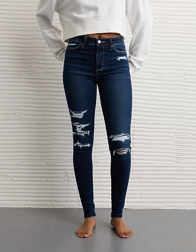 Jegging déchiré à taille haute Next Level AE
