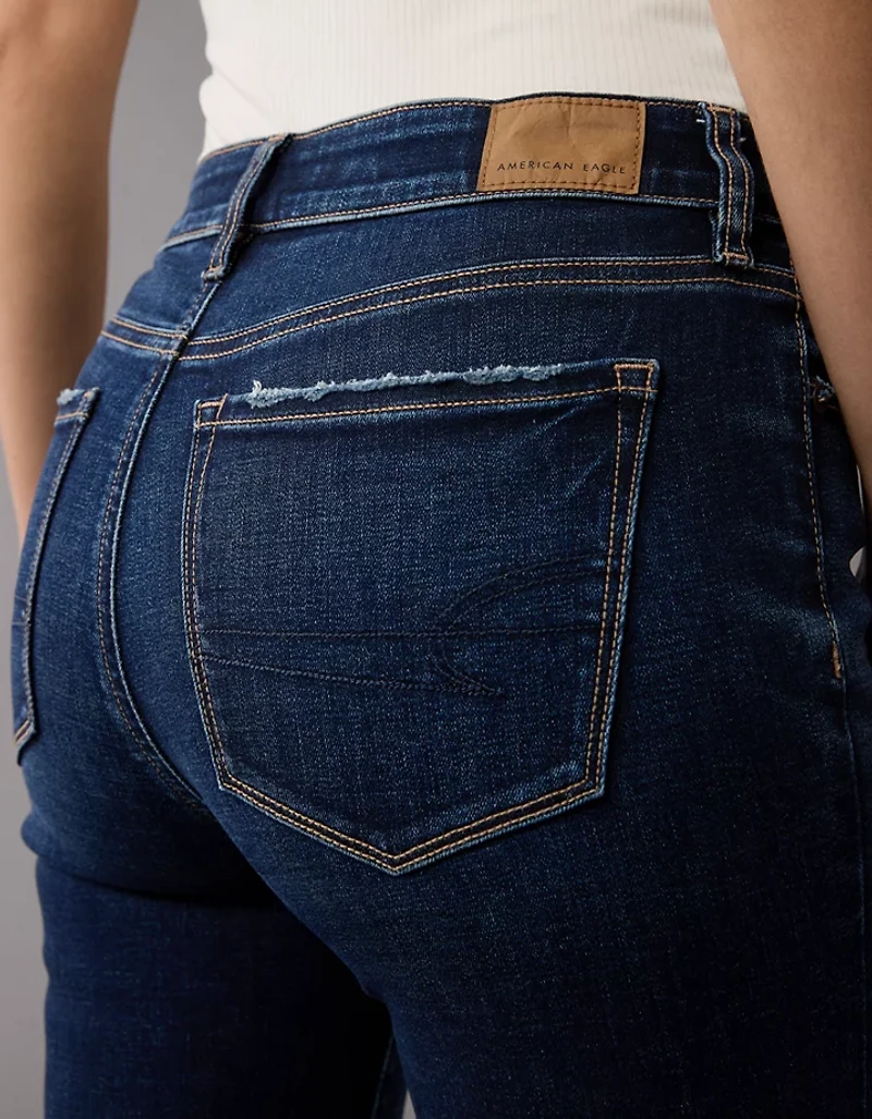 Jean moulant à jambe évasée et taille haute Next Level AE