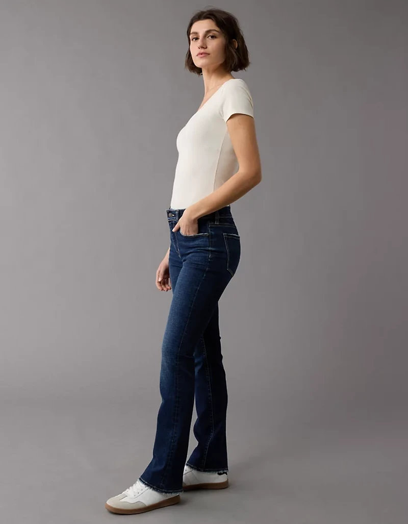 Jean moulant à jambe évasée et taille haute Next Level AE