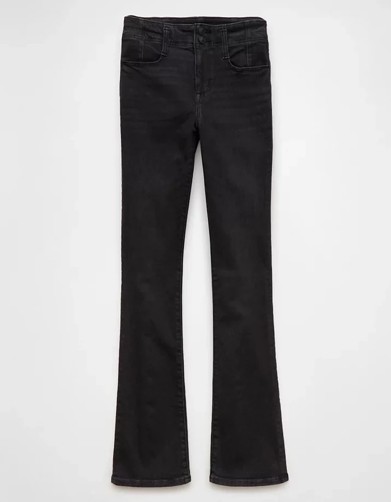 Jean moulant à jambe évasée et taille haute Next Level AE