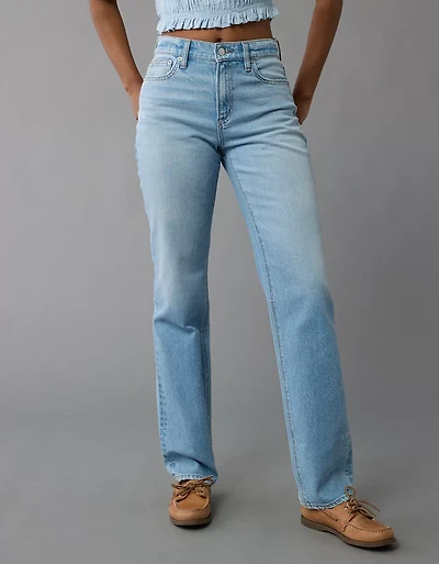 AE Super High-Waisted Straight Jean