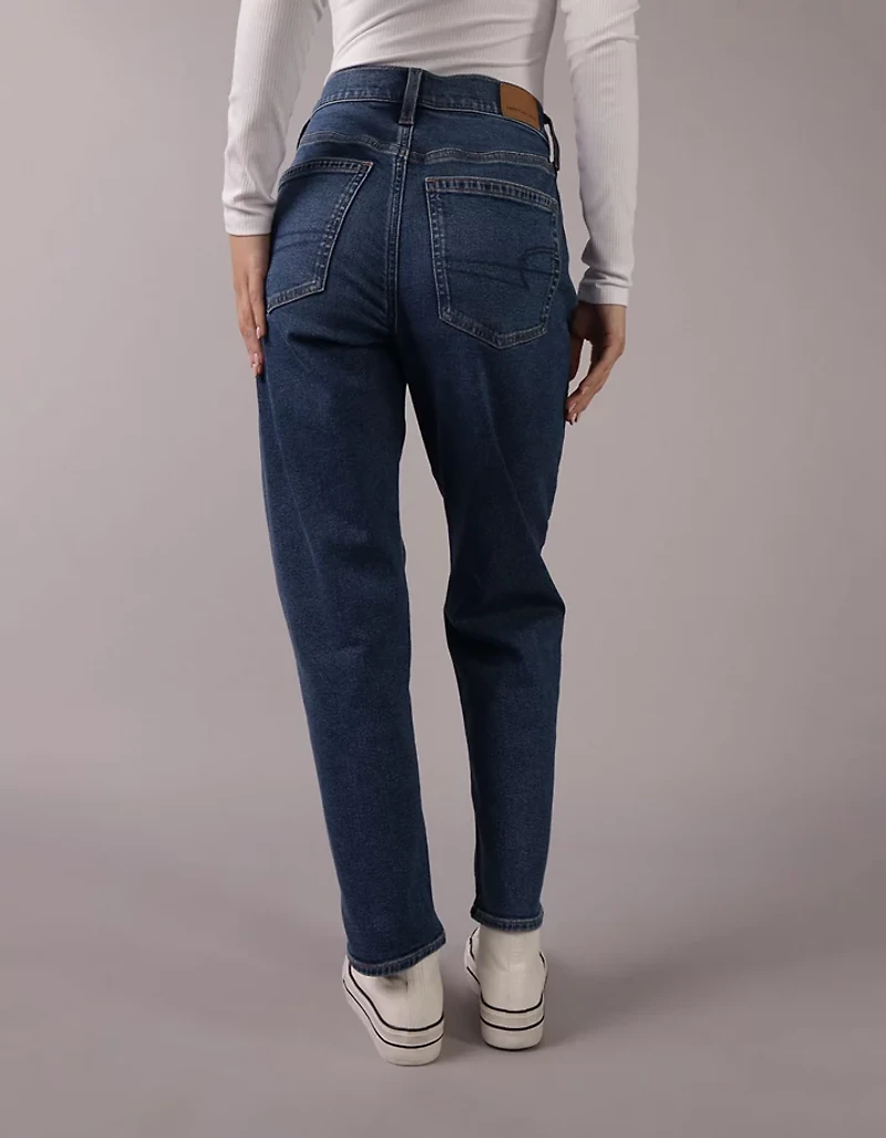AE Stretch Super High-Waisted Ankle Straight Jean