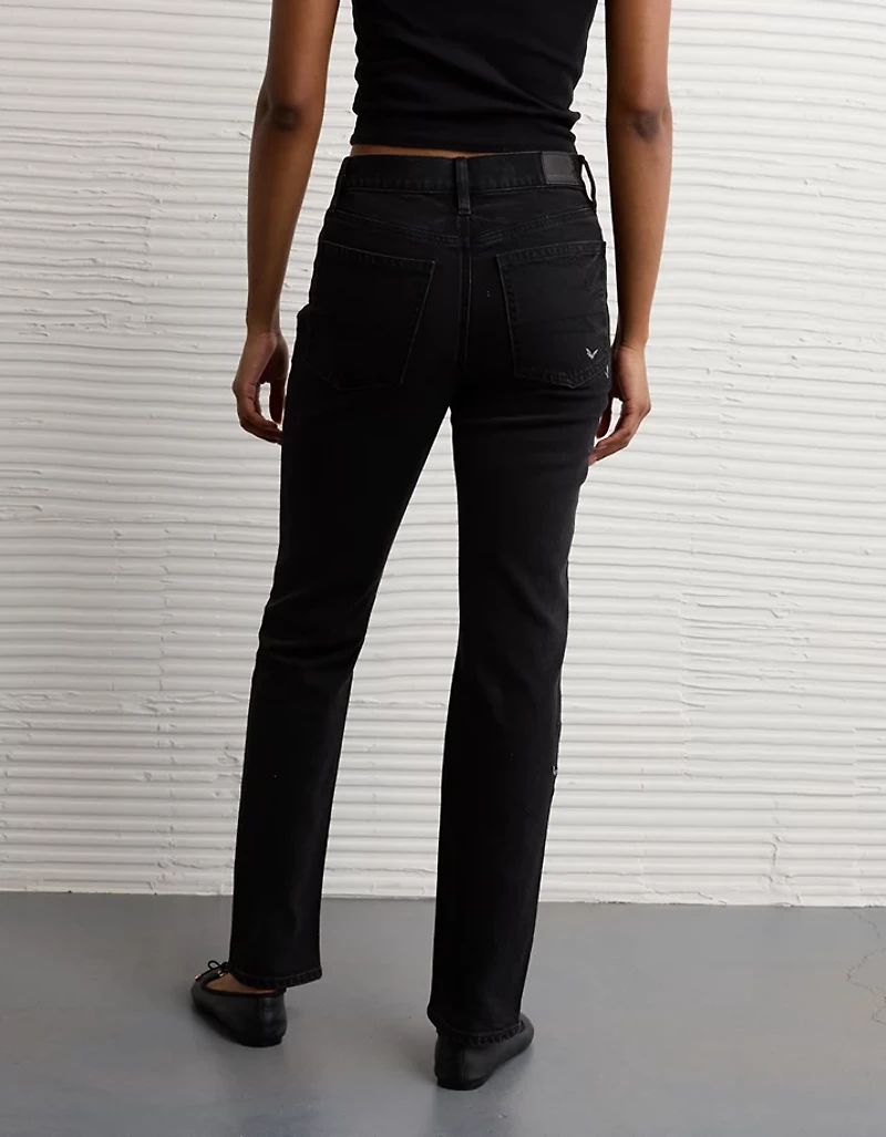 AE Stretch Super High-Waisted Straight Jean