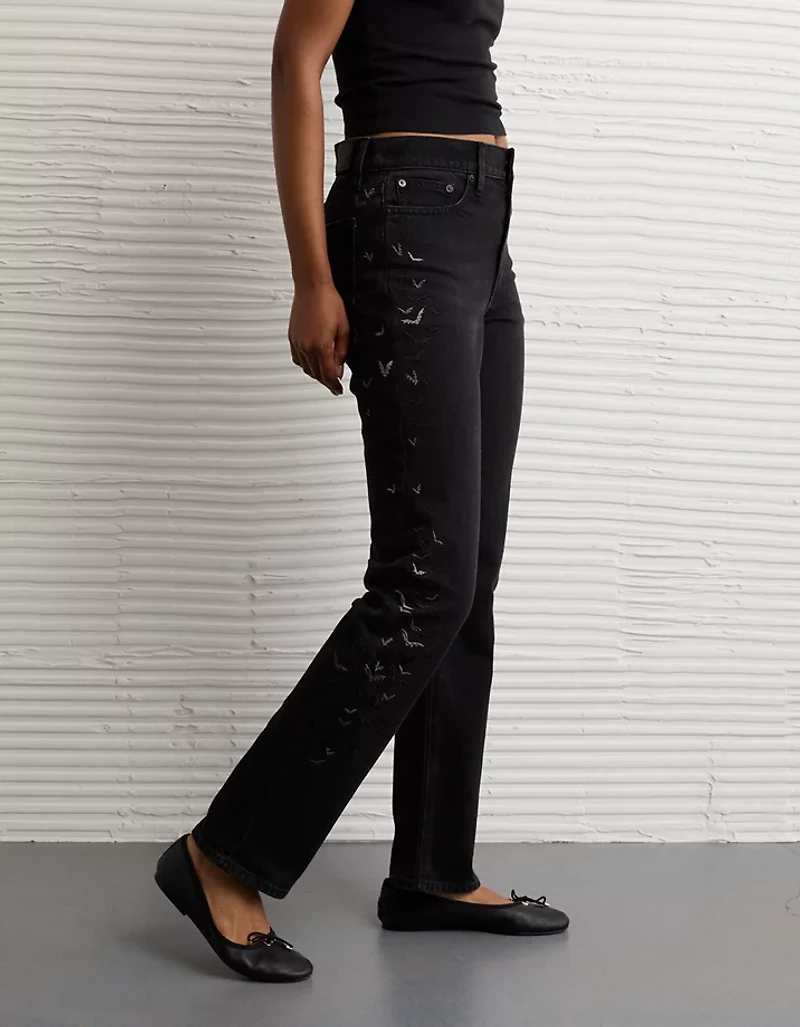 AE Stretch Super High-Waisted Straight Jean