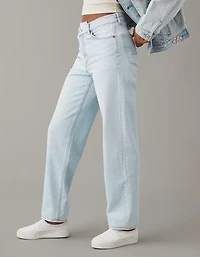 AE Strigid Highest Waist Crossover Baggy Straight Jean