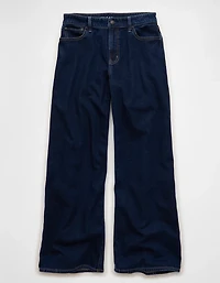 AE Dreamy Drapey Stretch Super High-Waisted Baggy Wide-Leg Jean