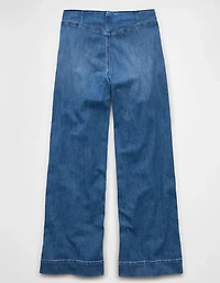 AE Dreamy Drapey Stretch Super High-Waisted Baggy Wide-Leg Jean