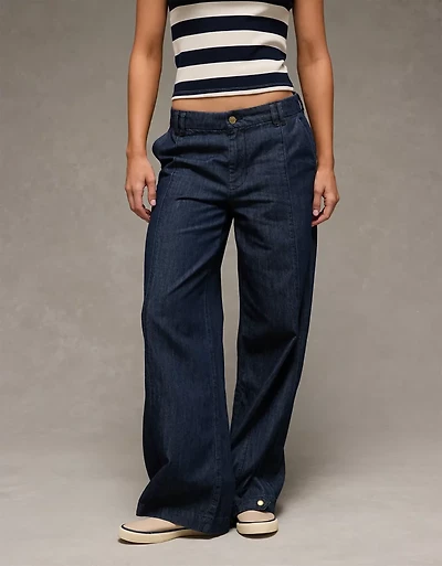 Pantalon à jambe large ample AE