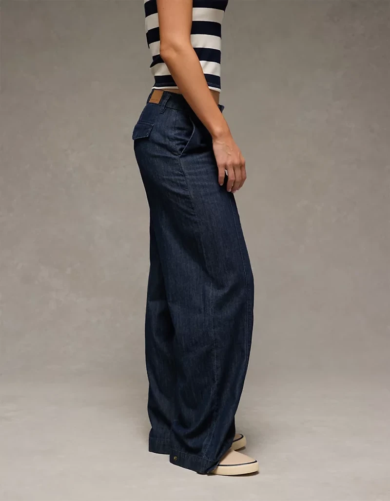 Pantalon à jambe large ample AE