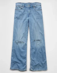 AE Dreamy Drape Stretch Ripped Low-Rise Baggy Wide-Leg Jean