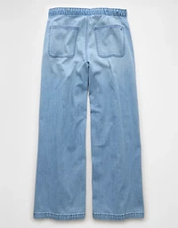 AE Stretch Low-Rise Ultra Wide-Leg Pull-On Jean