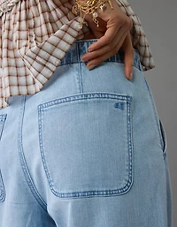 AE Stretch Low-Rise Ultra Wide-Leg Pull-On Jean
