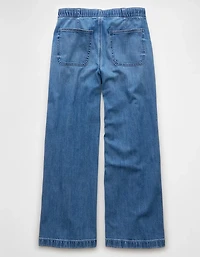 AE Stretch Low-Rise Ultra Wide-Leg Pull-On Jean