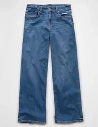 Jean ample à jambe large et taille basse extensible AE