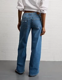 Jean ample à jambe large et taille basse extensible AE