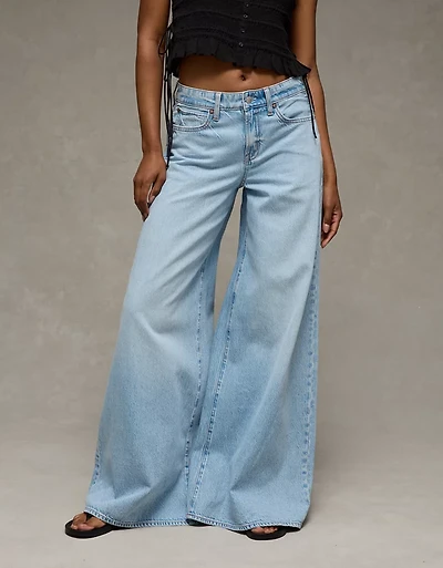 Dreamy Drape extensible et rigide Jean ajusté de coupe trapèze AE