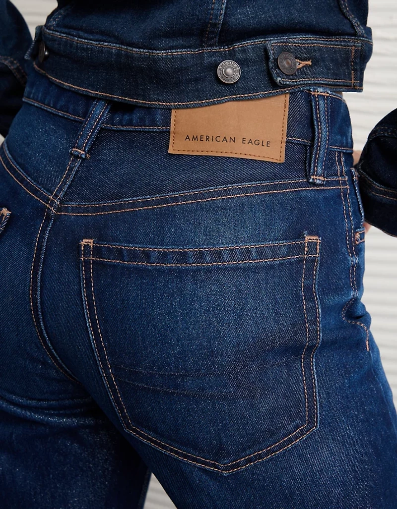 AE Shimmer Low-Rise Cuffed Ex-Boyfriend Jean