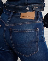 AE Shimmer Low-Rise Cuffed Ex-Boyfriend Jean