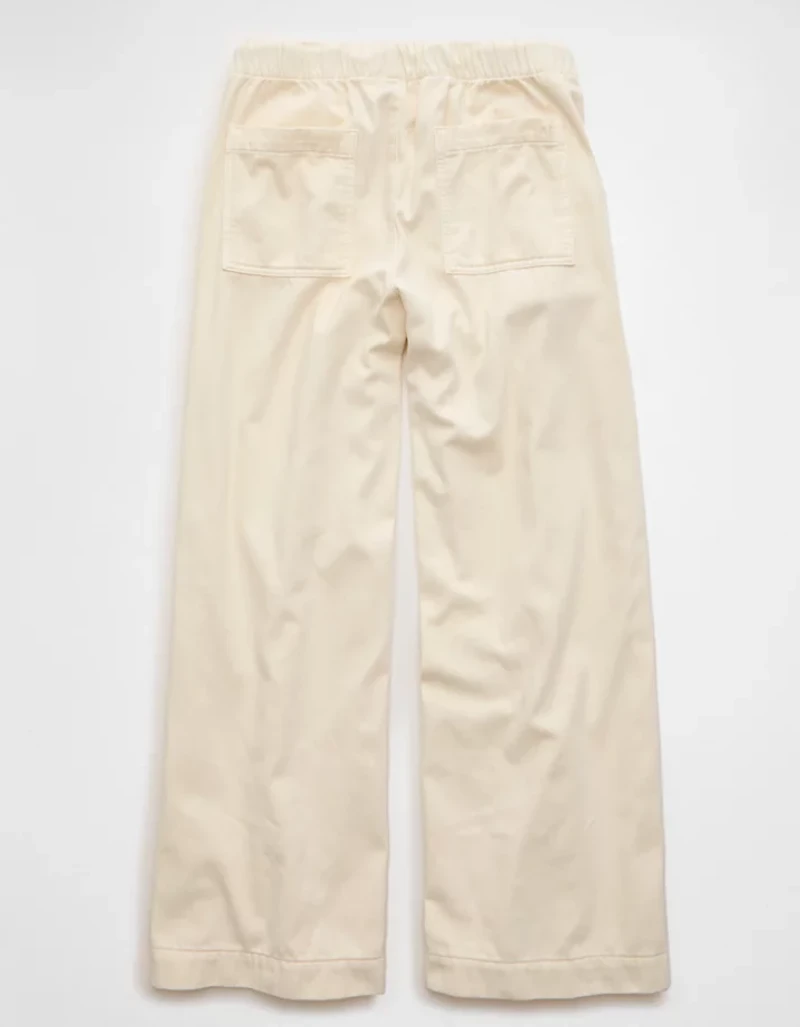 Jean à jambe ultra large taille basse Drapé de rêve douillet AE