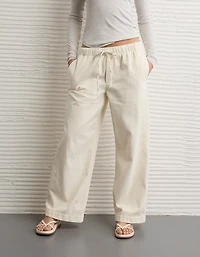 AE Cozy Dreamy Drape Low-Rise Ultra Wide-Leg Jean