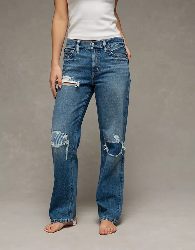 AE Strigid Low-Rise Baggy Straight Jean