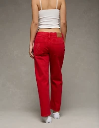 AE Stretch Low-Rise Baggy Straight Jean