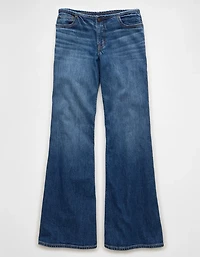 AE Dreamy Drape Stretch Super Low-Rise Baggy Flare Jean