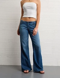 AE Dreamy Drape Stretch Super Low-Rise Baggy Flare Jean