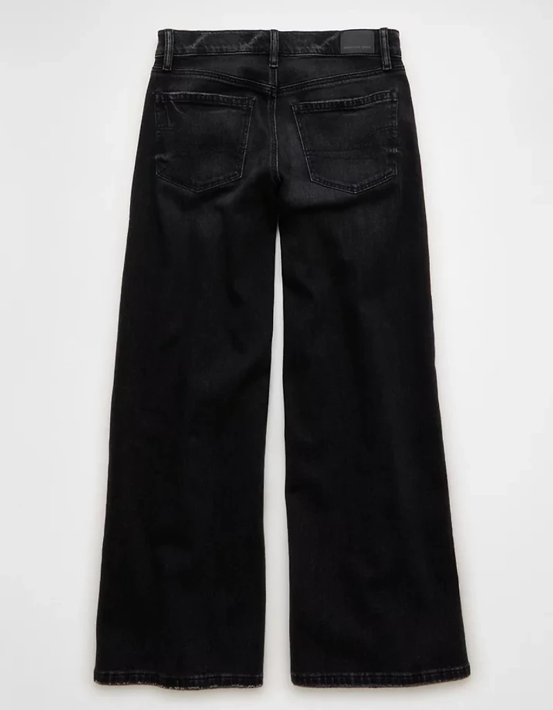 AE Dreamy Drape Stretch Low-Rise Baggy Ultra-Wide Leg Jean