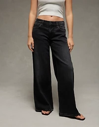 AE Dreamy Drape Stretch Low-Rise Baggy Ultra-Wide Leg Jean