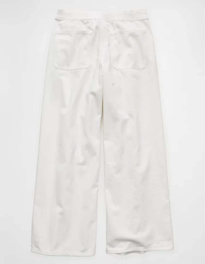 Jean à jambe ultra large taille basse Drapé de rêve AE