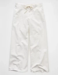 Jean à jambe ultra large taille basse Drapé de rêve AE