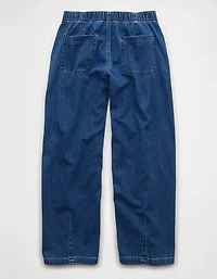 AE Dreamy Drape Stretch Low-Rise Pull-On Baggy Jean