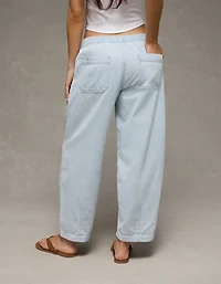 AE Low-Rise Pull-On Barrel Jean