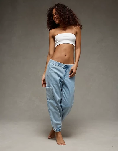 AE Dreamy Drape Stretch Low-Rise Baggy Jogger Jean