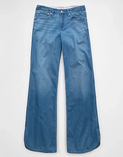 Jean de plage ample à taille basse AE