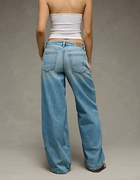 AE Dreamy Drape Stretch Low-Rise Baggy Ultra-Wide Leg Jean