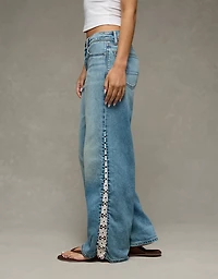 AE Dreamy Drape Stretch Low-Rise Baggy Ultra-Wide Leg Jean