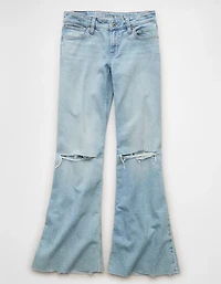 AE Dreamy Drape Stretch Super Low-Rise Baggy Flare Jean