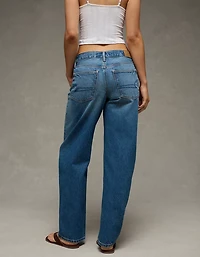 Jean tonneau ample à taille basse AE