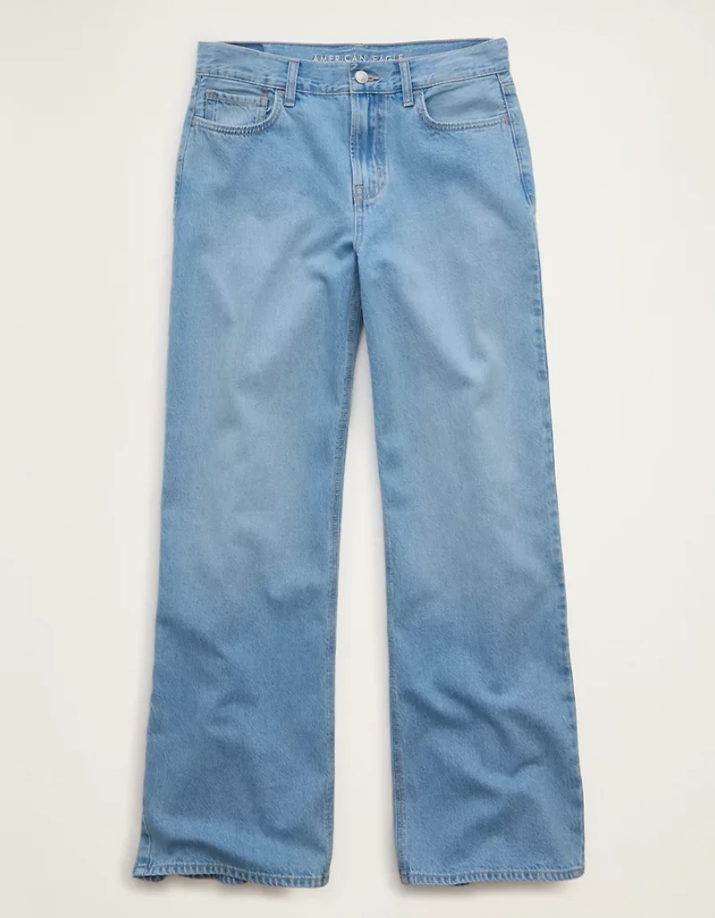 AE Super High-Waisted Baggy Wide-Leg Jean