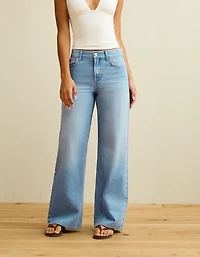 AE Super High-Waisted Baggy Wide-Leg Jean