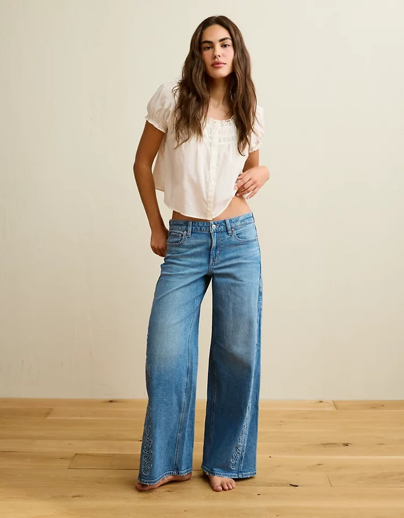 AE Low-Rise Baggy Ultra-Wide Leg Jean