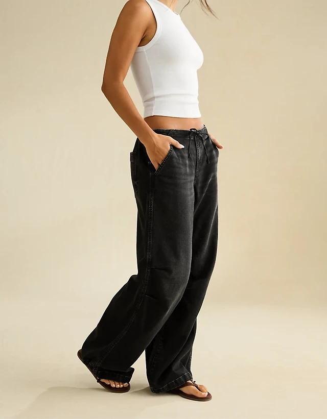 AE Low-Rise Cozy Baggy Jean